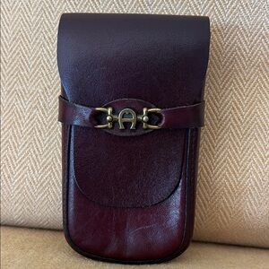 Vintage Mid Century ETIENNE AIGNER Leather Cigarette Case
Pouch Italy